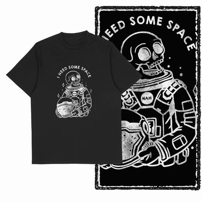 COOLMIND X0068 Silent Rebellion Graphic Tee