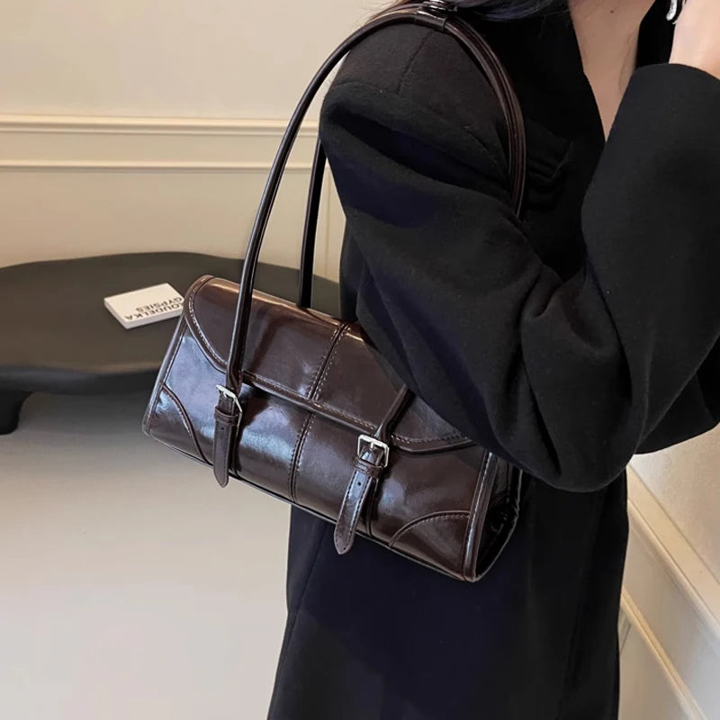 FOXER Women's Genuine Leather Shoulder Bag