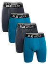 4 pcs Mens Breathable Boxers - Plus Size Underwear for Men
