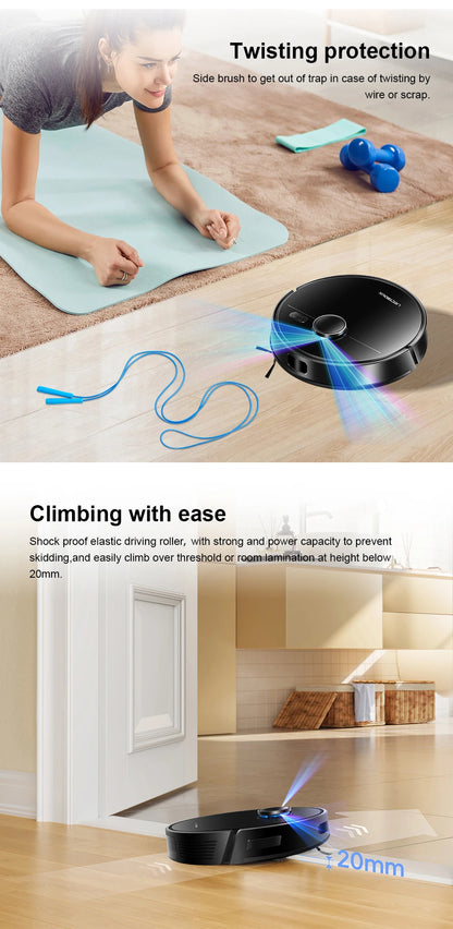 Liectroux M70 Pro Robot Vacuum Cleaner & Mop
