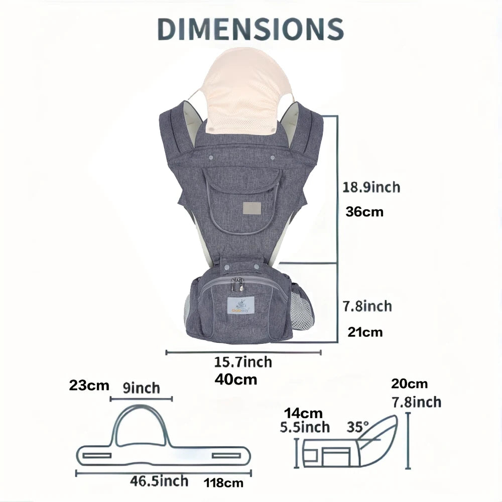 Ergonomic Baby Carrier Backpack