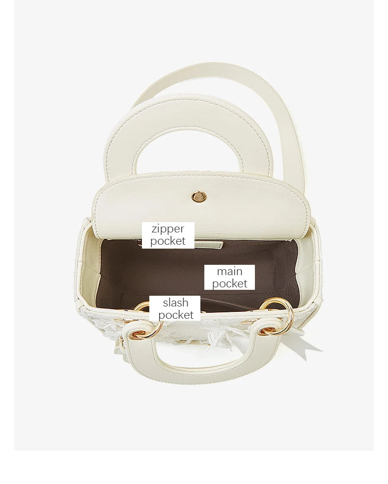 FOXER Lady's Handbag – Elegant Crossbody Bag in Premium Fabric