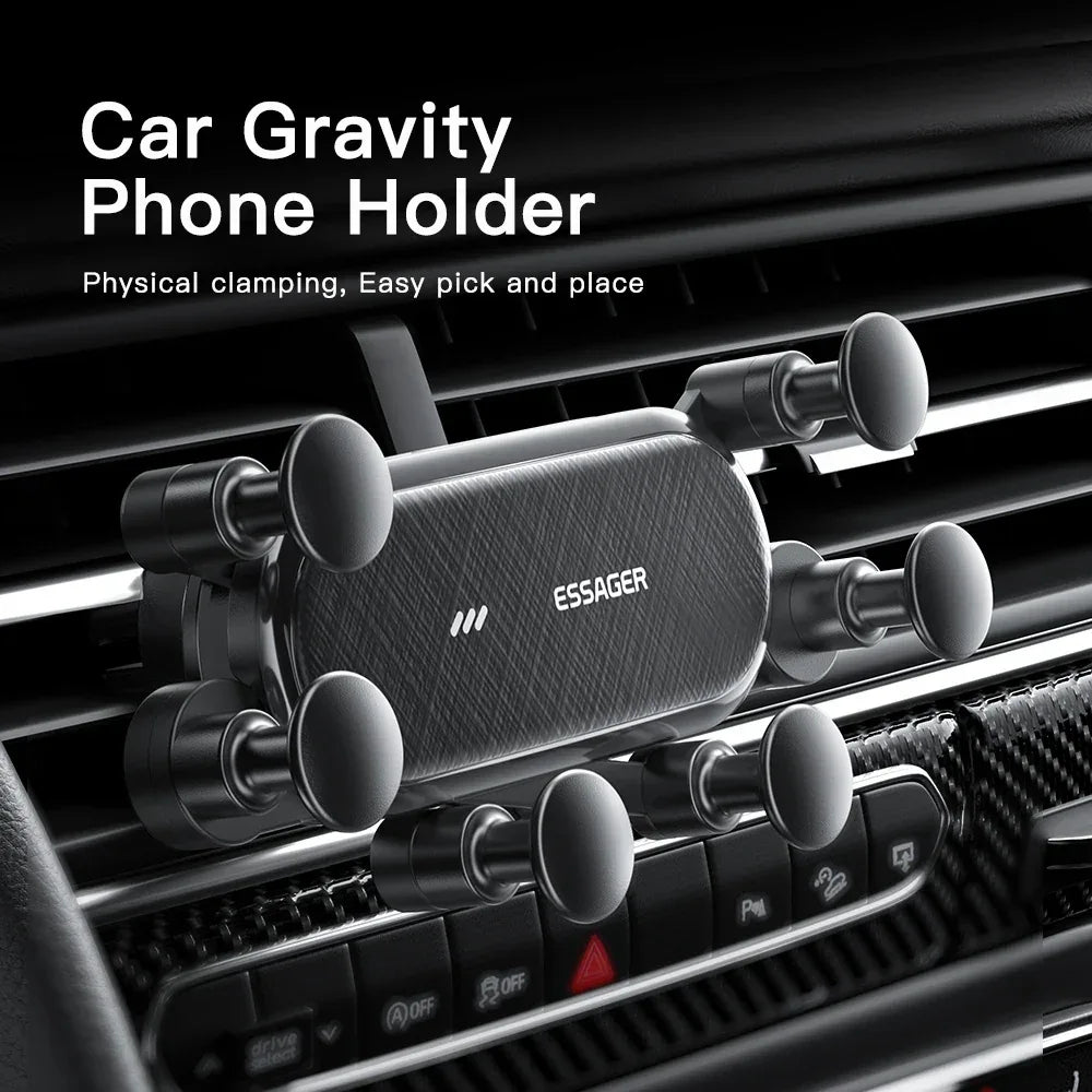 Essager Six Points Gravity Car Phone Holder - ShopHub