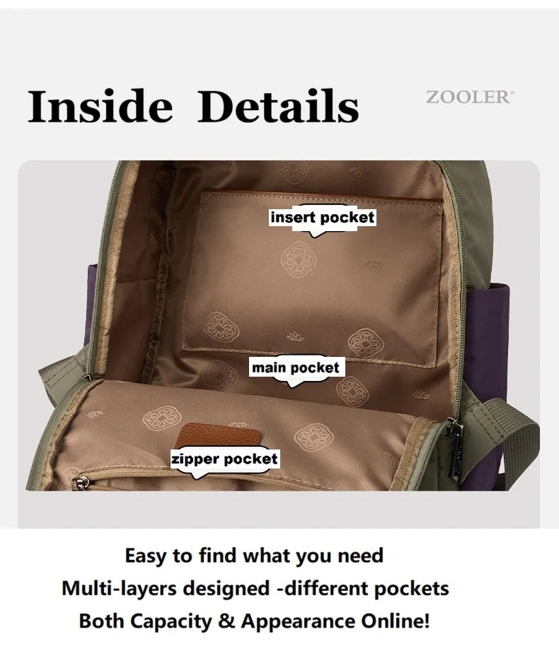 ZOOLER Oxford Women's Travel Backpack