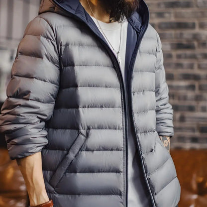 Maden Winter Men's Hooded Down Jacket