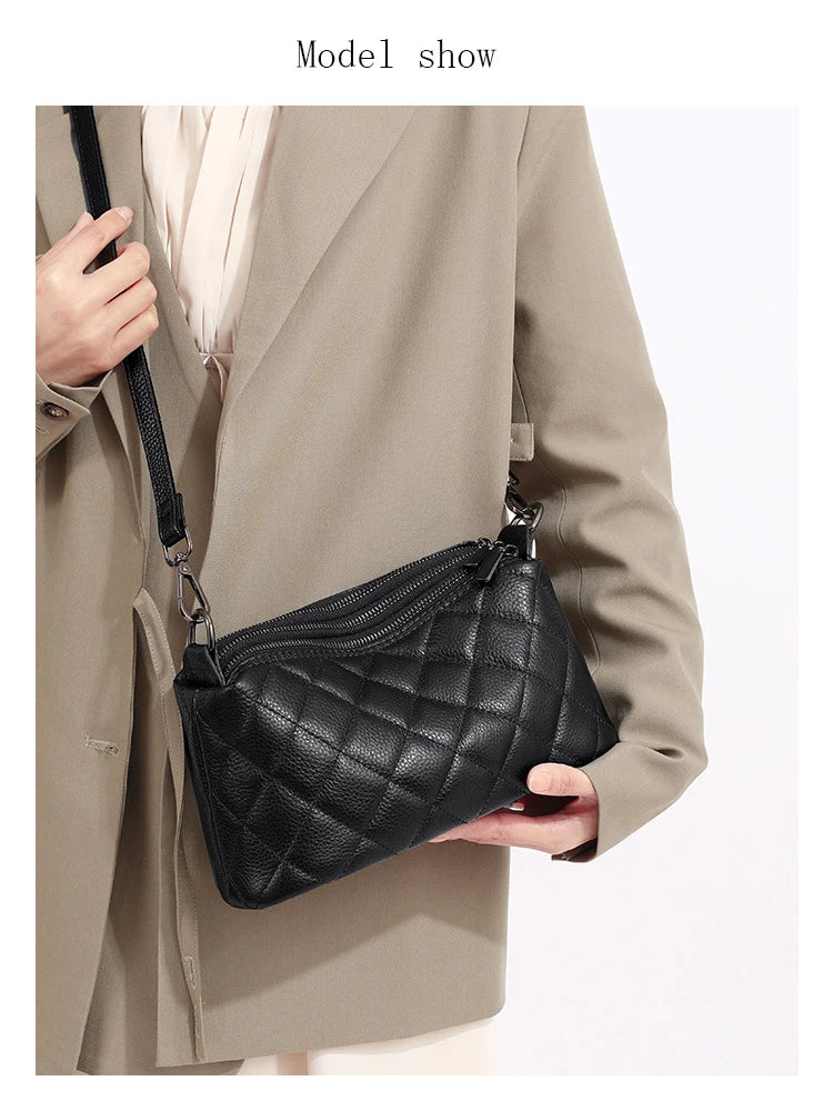 FOXER Genuine Leather Women's Shoulder Bag