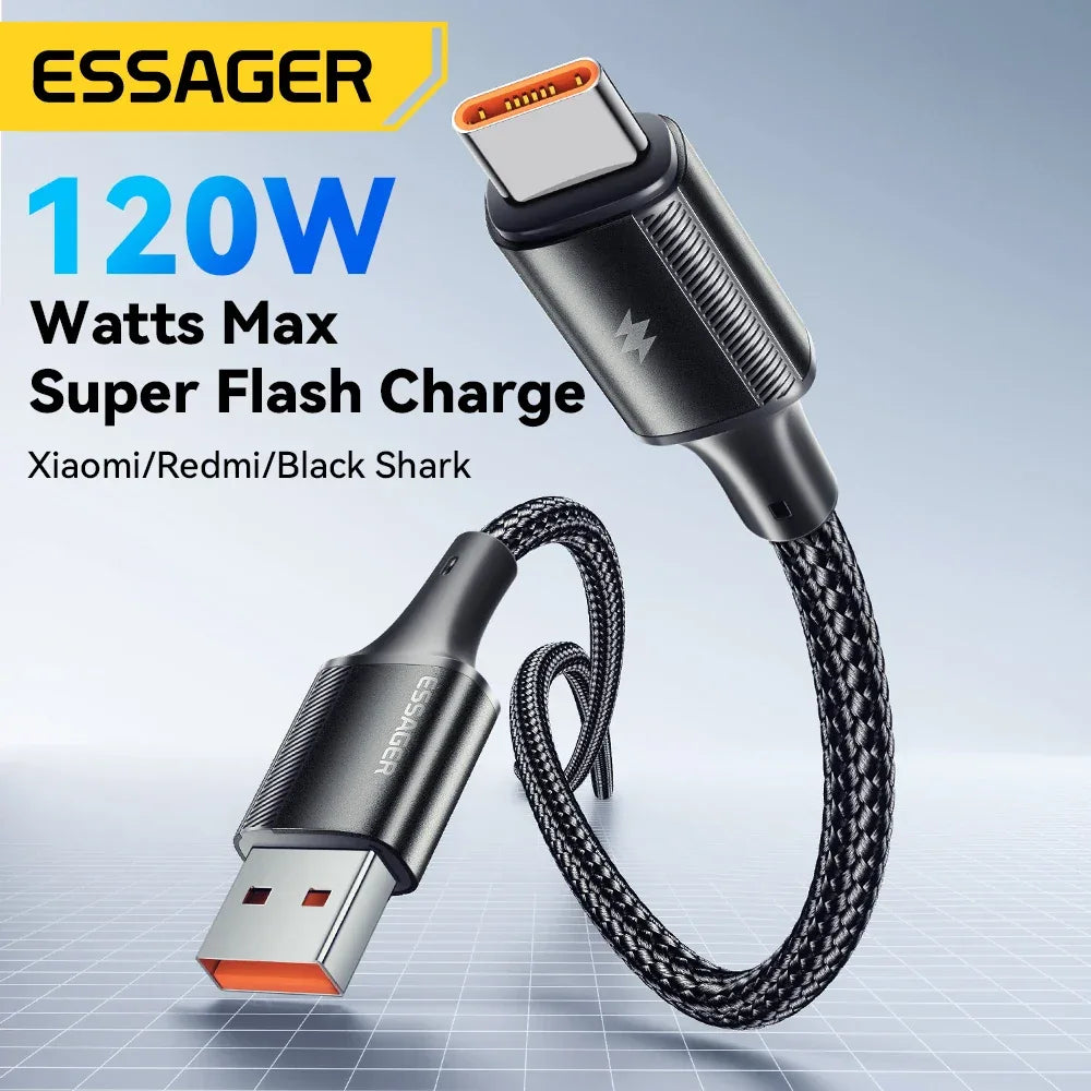 Essager 120W 6A Fast Charging Cable - ShopHub