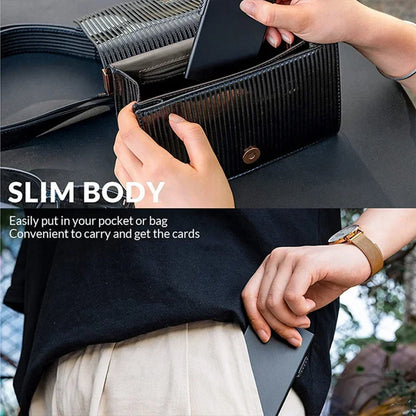 DIENQI Minimalist Metal Wallets