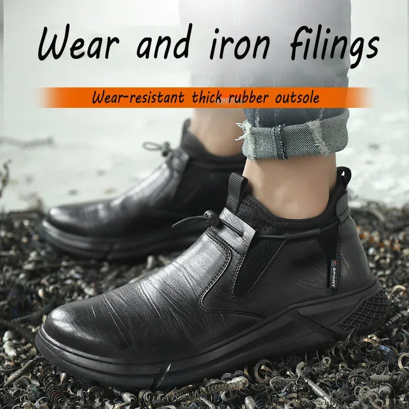 Unisex Work Safety Shoes With Steel Toes, Water Resistance - ShopHub