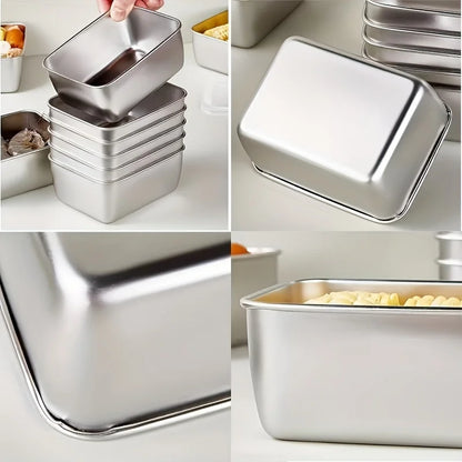 5pc Stainless Steel Food Storage Containers Set