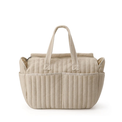 Solid Multi-functional Diaper Bag