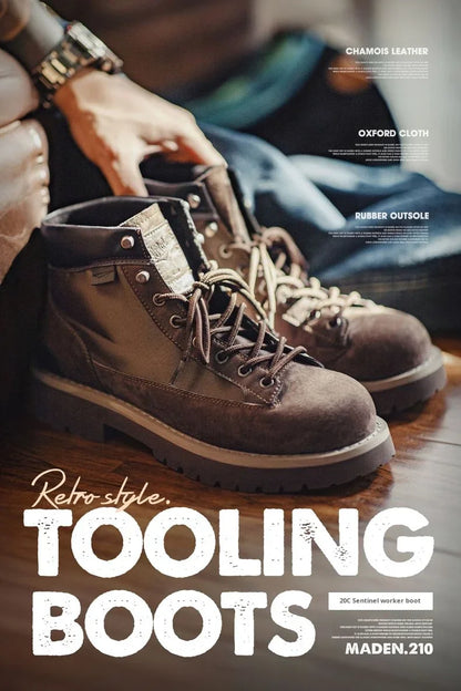 Maden Splice Suede Work Boots