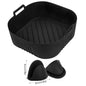 Premium 23cm Silicone Air Fryer Basket Liner for Ninja 180,Cosori 5.5L/6L/6.1L, Phi Series 2000 6.2L Na230