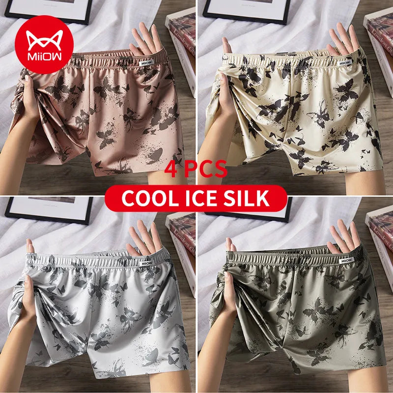 MiiOW Ice Silk Men's Underwear for Ultimate Breathability and Comfort