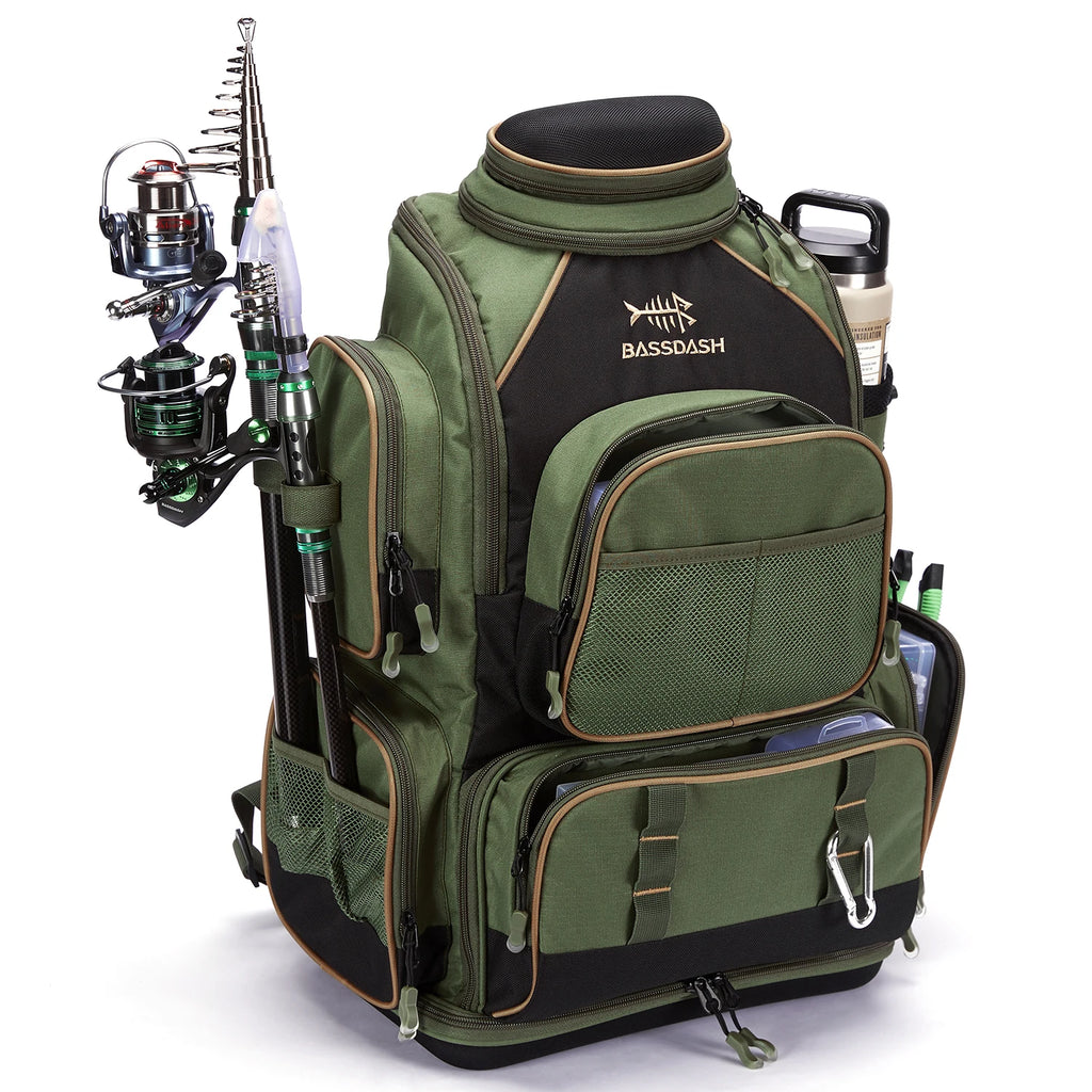 BASSDASH Multifunctional Fishing Tackle Backpack ShopHub