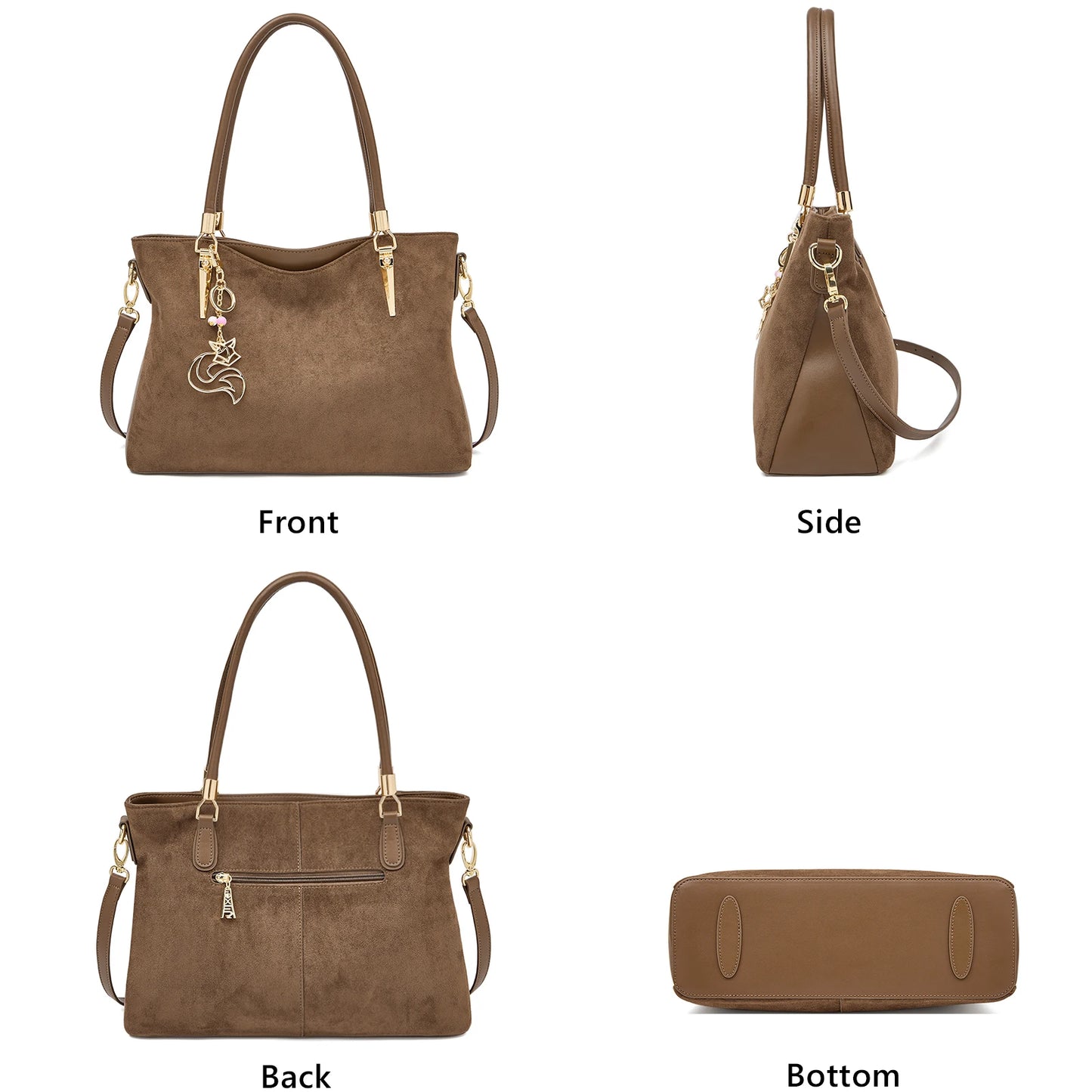 FOXER Vintage Suede Women's Handbag