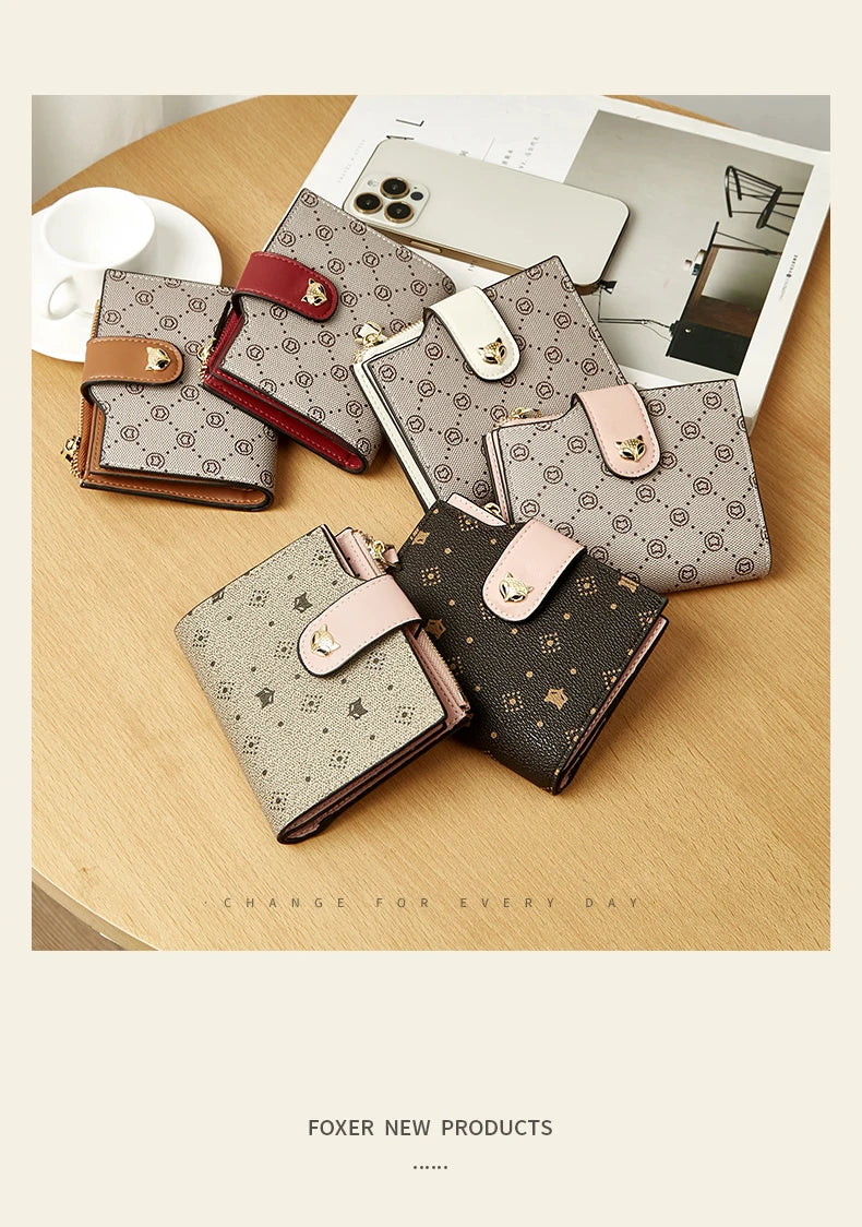 FOXER Women's Short Wallet