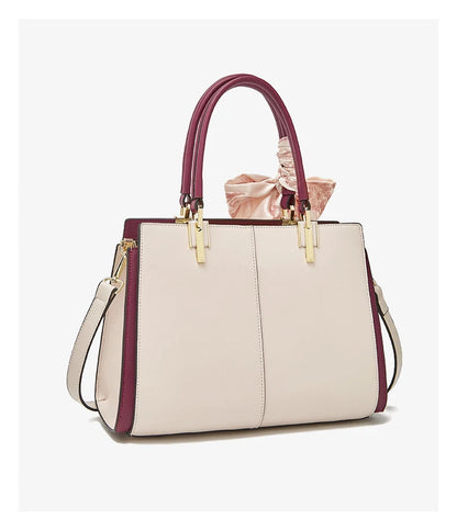FOXER Split Leather Large Tote Handbag