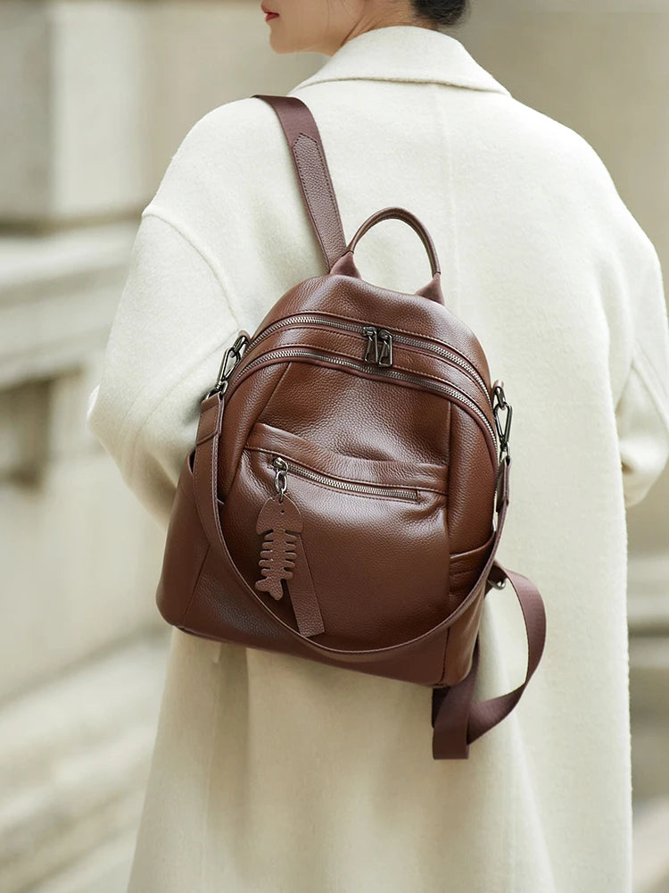 ZOOLER 100% Real Leather Backpack