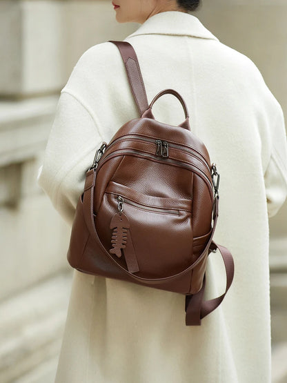 ZOOLER 100% Real Leather Backpack
