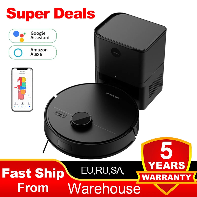 Liectroux M70 Pro Robot Vacuum Cleaner & Mop