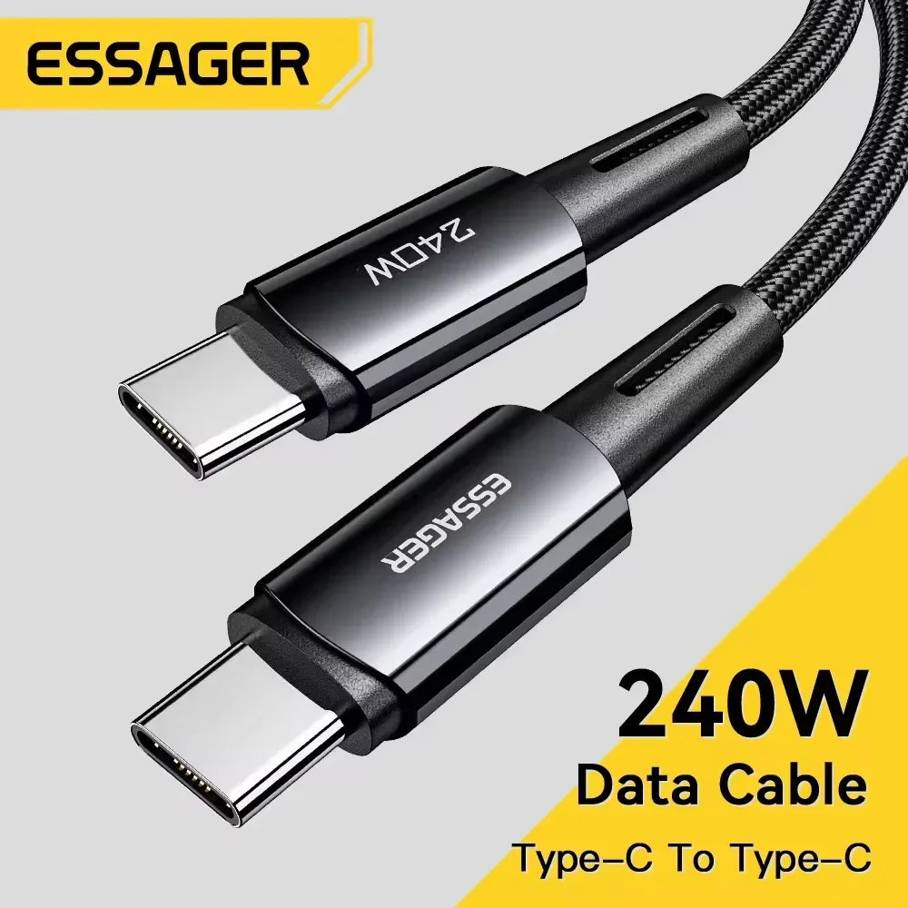 Essager 240W Super Fast Charge Type-C Cable - ShopHub