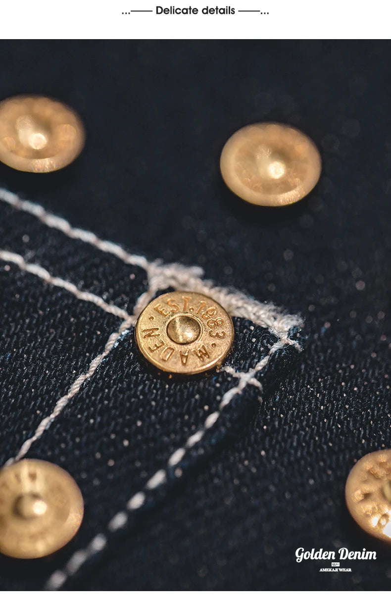 Maden Vintage Embroidered Denim Jeans