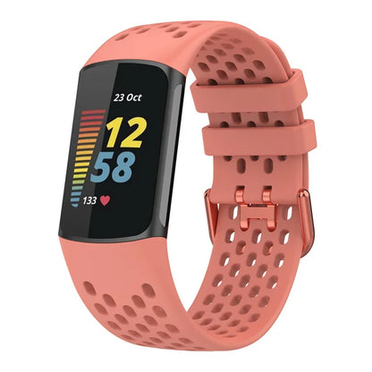Silicone Strap for the Fitbit Charge 5/6 Series (12 colours available) Habicare