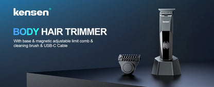 Kensen S25 Electric Trimmer - Adjustable Men's Razor Hair Cutting Machine and Beard Trimmer