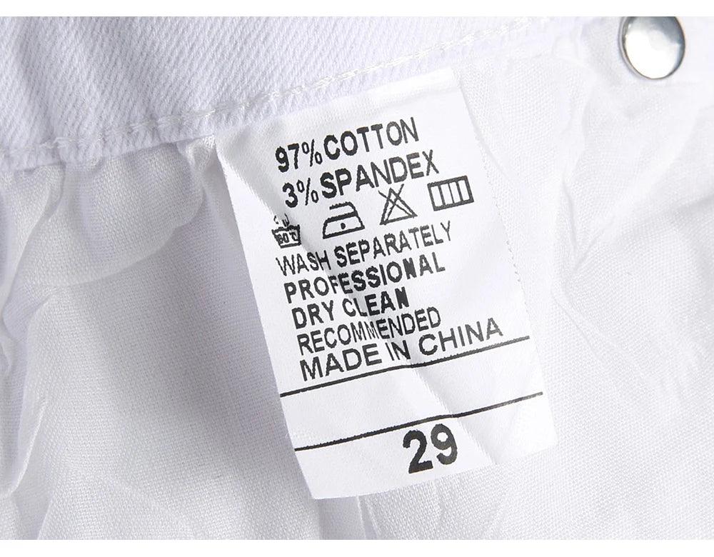 Men's Stylish Jeans Featuring Unique Letter Prints and patterns - ShopHub