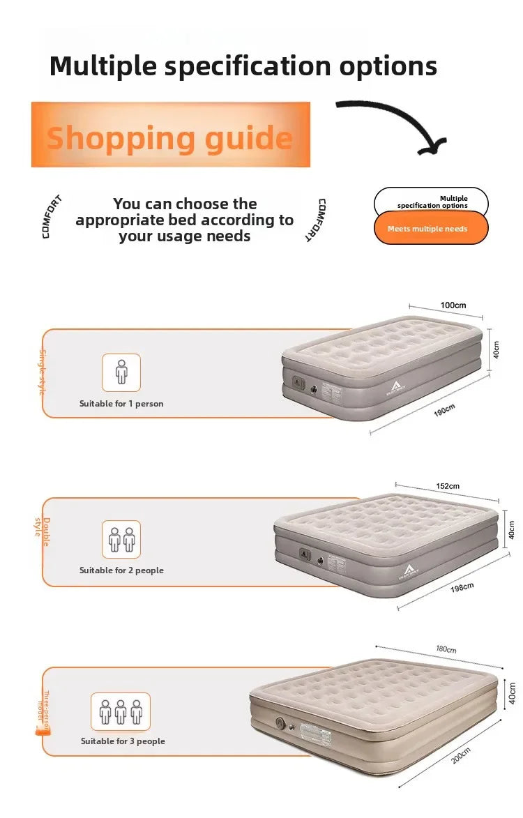 DOTWISE Inflatable Mattress With Built-in Pump ShopHub