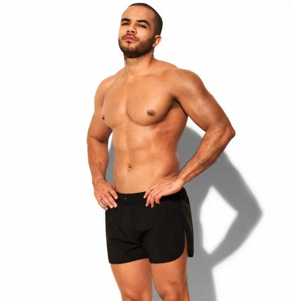 DESMIIT S76 High-Leg Swim Shorts with Brief Liner