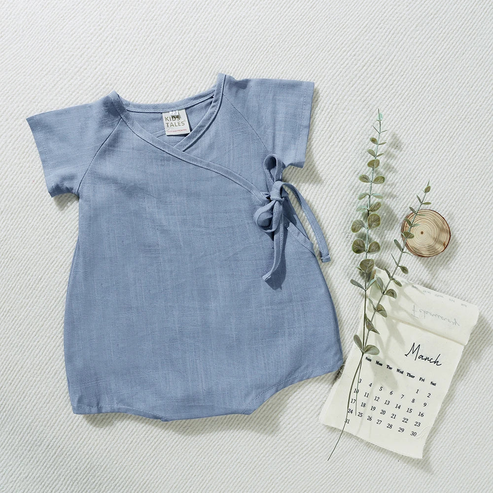 Kids Tales Sunny Days Cotton-Linen Baby & Toddler Romper