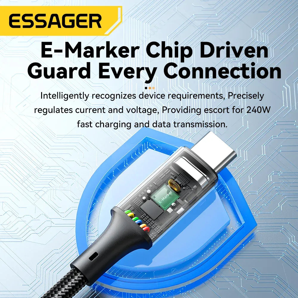 Essager 240W USB Type C Cable - ShopHub