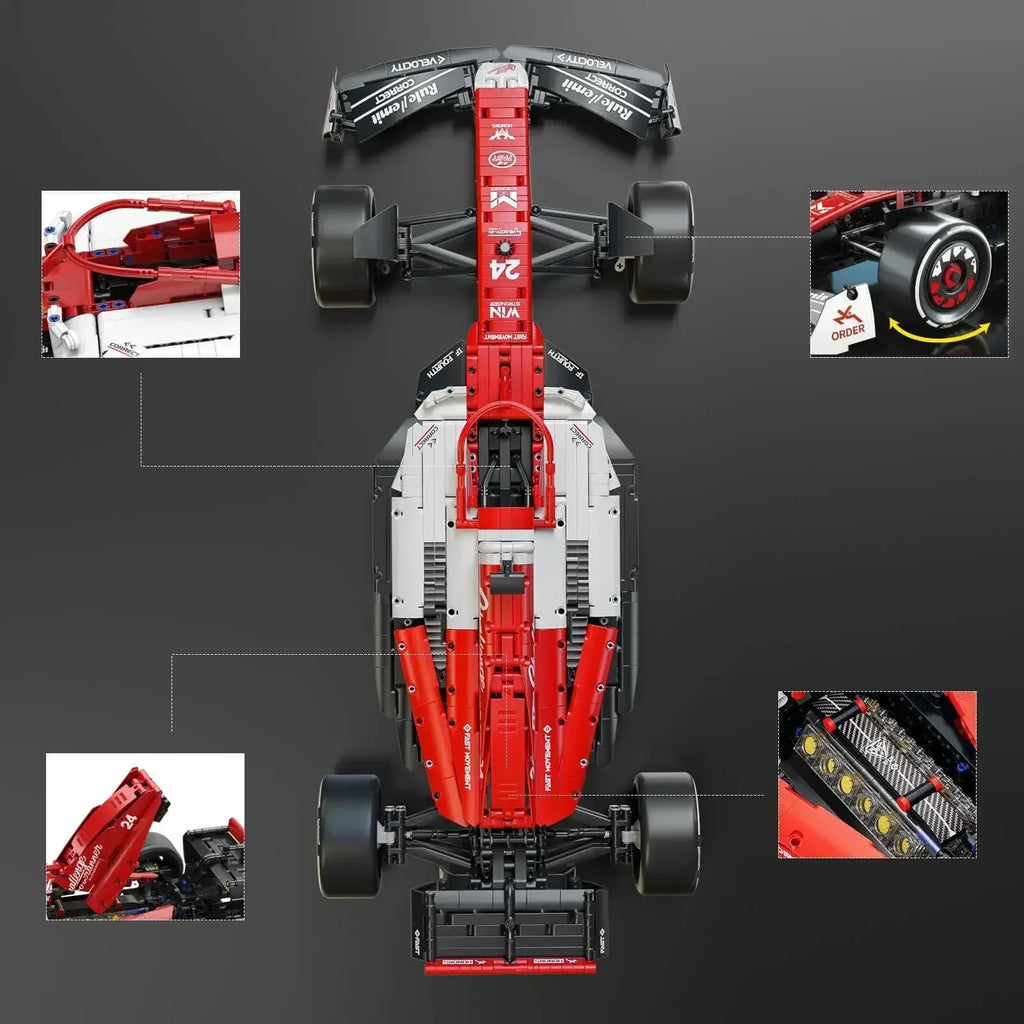 TOYLINX 1:8 Building Racing Car With 1770 PCS - ShopHub