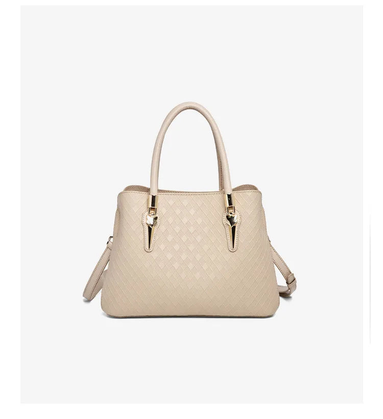 FOXER Luxury Genuine Leather Women's Shoulder Bag