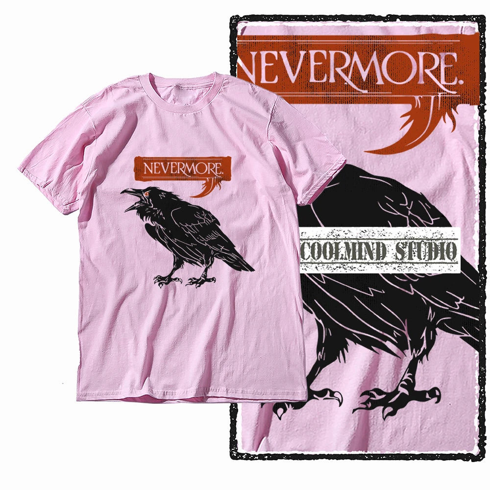 COOLMIND X0062 Dark Winged Truth Graphic Tee