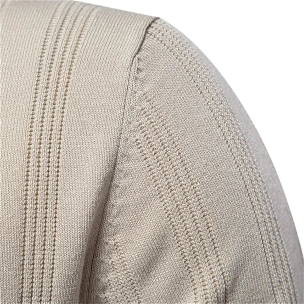 New Summer Ribbed Knit Polo Shirts - ShopHub