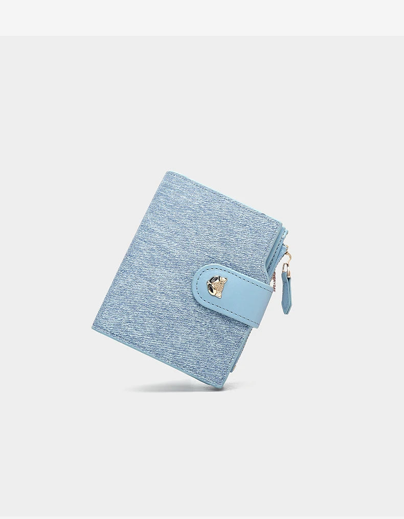 FOXER Women's Soft PU Leather Coin Wallet