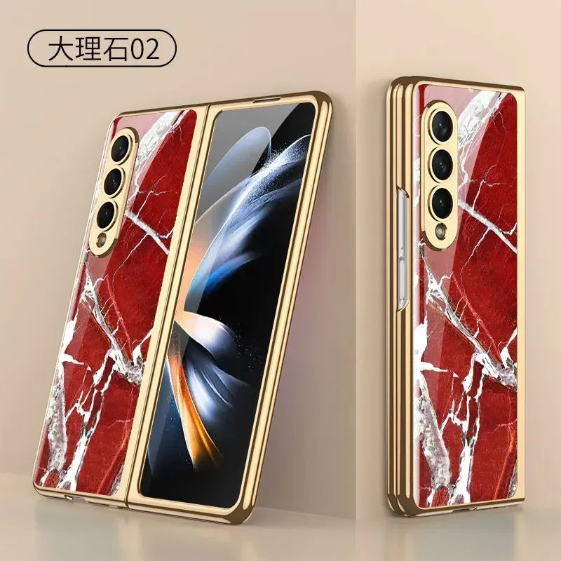 GKK Luxury Plating Frame Case for Galaxy Z Fold 3,4 & 5 - ShopHub