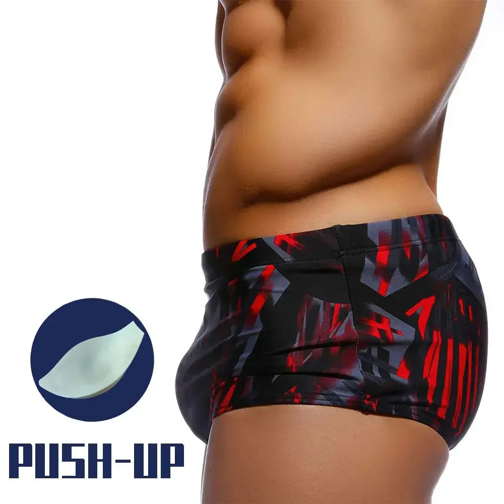 UXH Men's Push-Up Swim Trunks - ShopHub