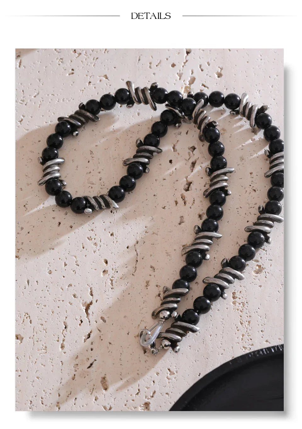 50cm Vintage Stainless Steel Chain Necklace - ShopHub