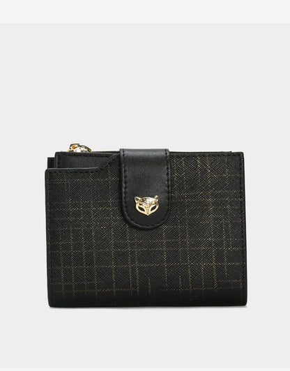 FOXER Cowhide Leather Women's Short Wallet