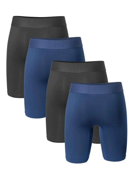 4pcs Men's Breathable Modal Underwear with Opening - Comfortable Boxershorts