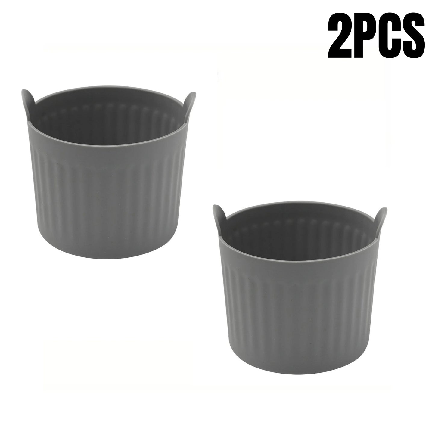 2/4Pcs Silicone Air Fryer Baking Molds
