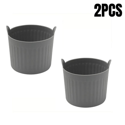 2/4Pcs Silicone Air Fryer Baking Molds