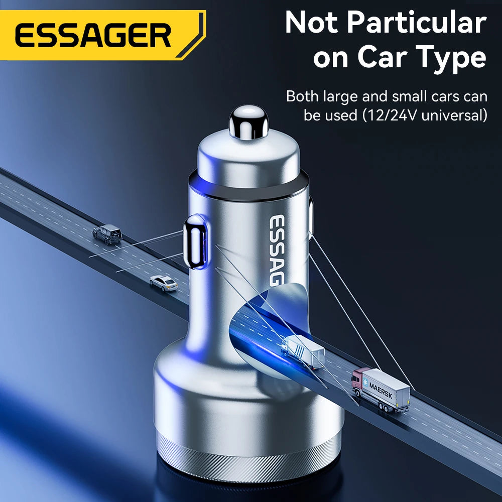 Essager 80W Car Charger USB Type C PD Fast Charging