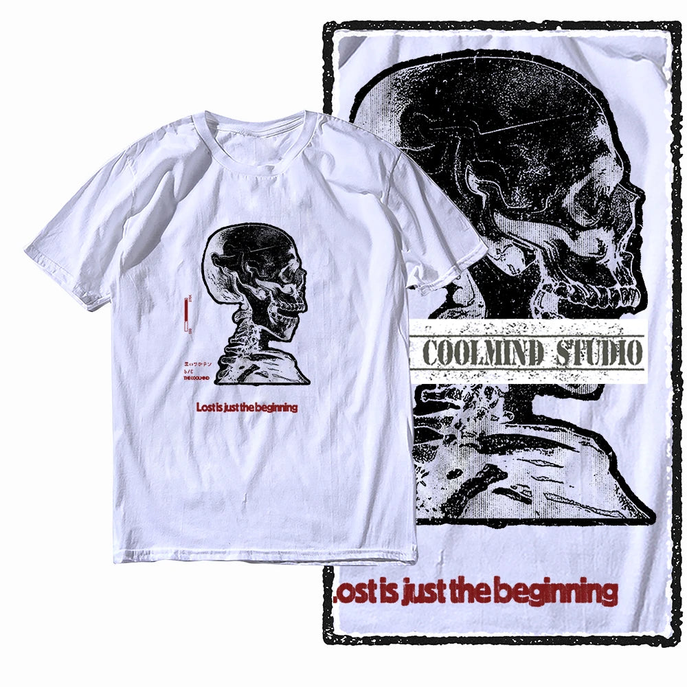COOLMIND X0103 Skull Beginnings Graphic Tee