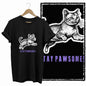 COOLMIND Cat Lover Graphic Cotton T-Shirt | Women's Relaxed Fit