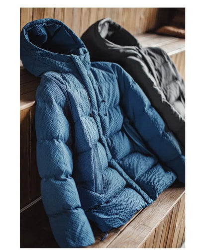 Maden Casual Men's 90% White Duck Down Jacket